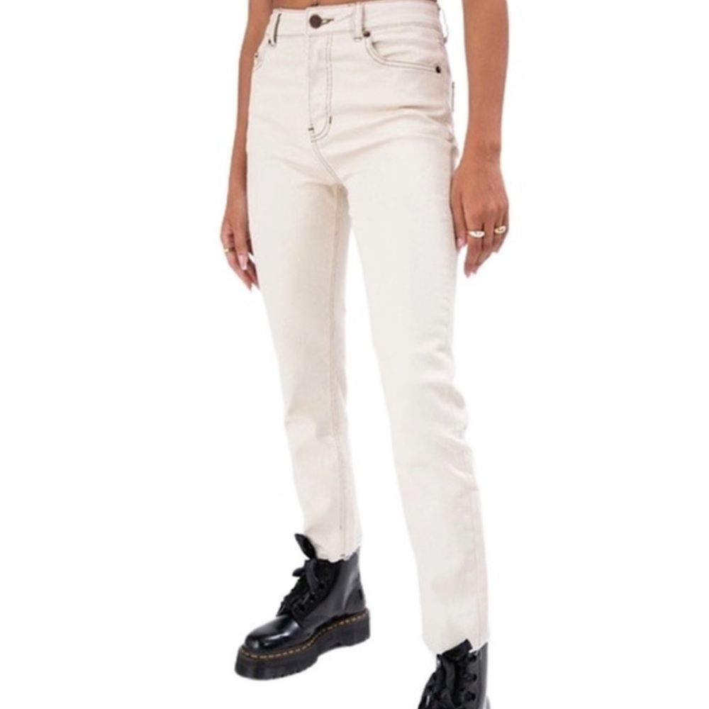 Adika High-Waisted Straight Jeans